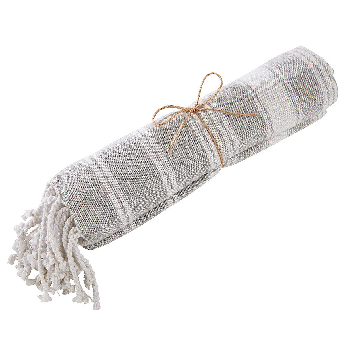 HAMAMTUCH (5er Set) Surfside - Hellgrau, Textil (90/170cm) - Butlers