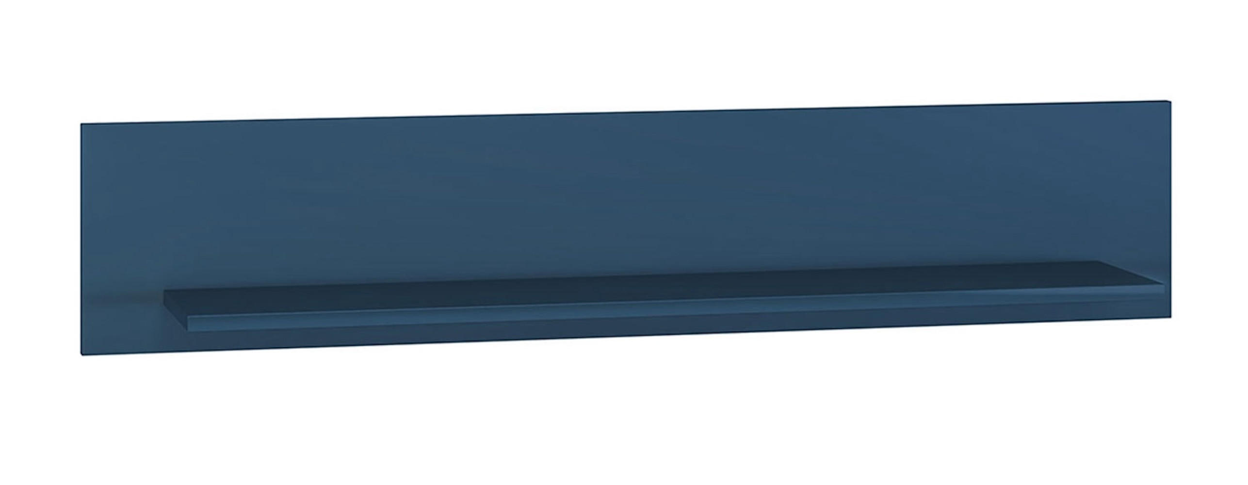 WANDBOARD Marine dunkelblau 120 / 22 / 23cm - Blau, Holz/Holzwerkstoff (120/23/22cm) - Feldmann-Wohnen