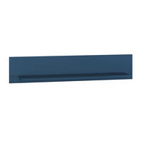WANDBOARD Marine dunkelblau 120 / 22 / 23cm - Blau, Holz/Holzwerkstoff (120/23/22cm) - Feldmann-Wohnen