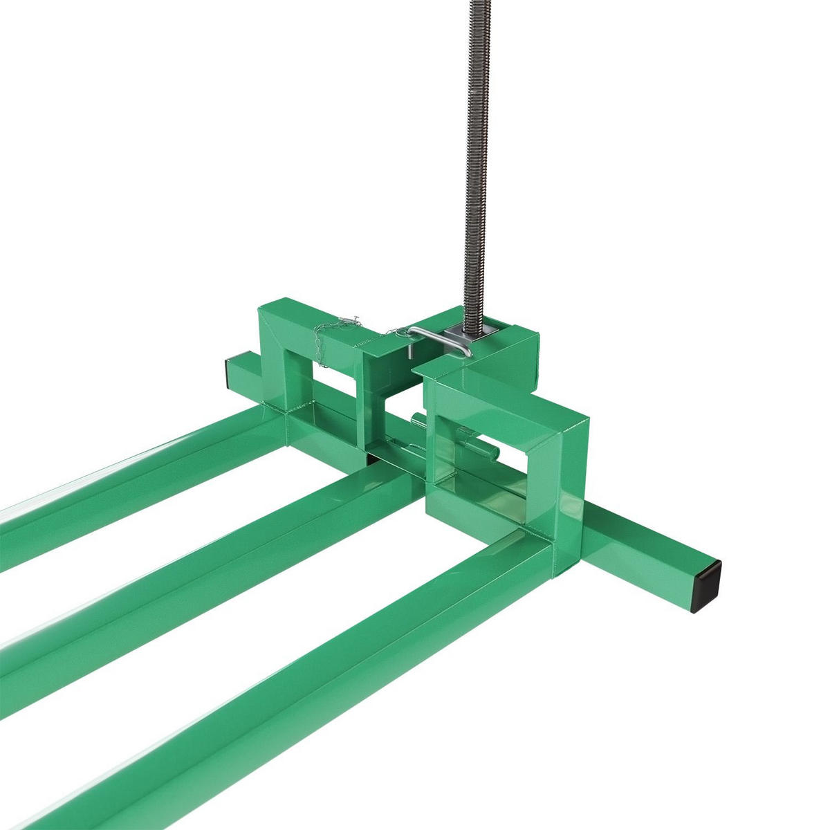 RASENTRAKTORHEBER grün inkl. Handschuhe - Grün, Metall (50/100/120cm) - Juskys