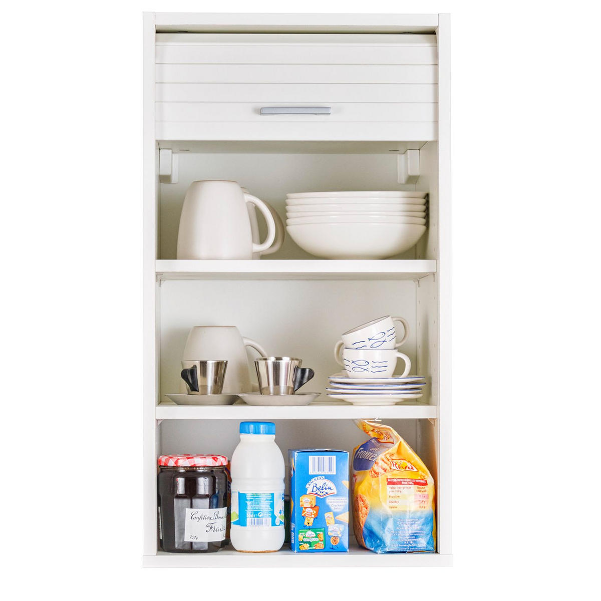 KÜCHENOBERSCHRANK 35/40/72 cm - Weiß, Holzwerkstoff (40/72/35cm) - Simmob