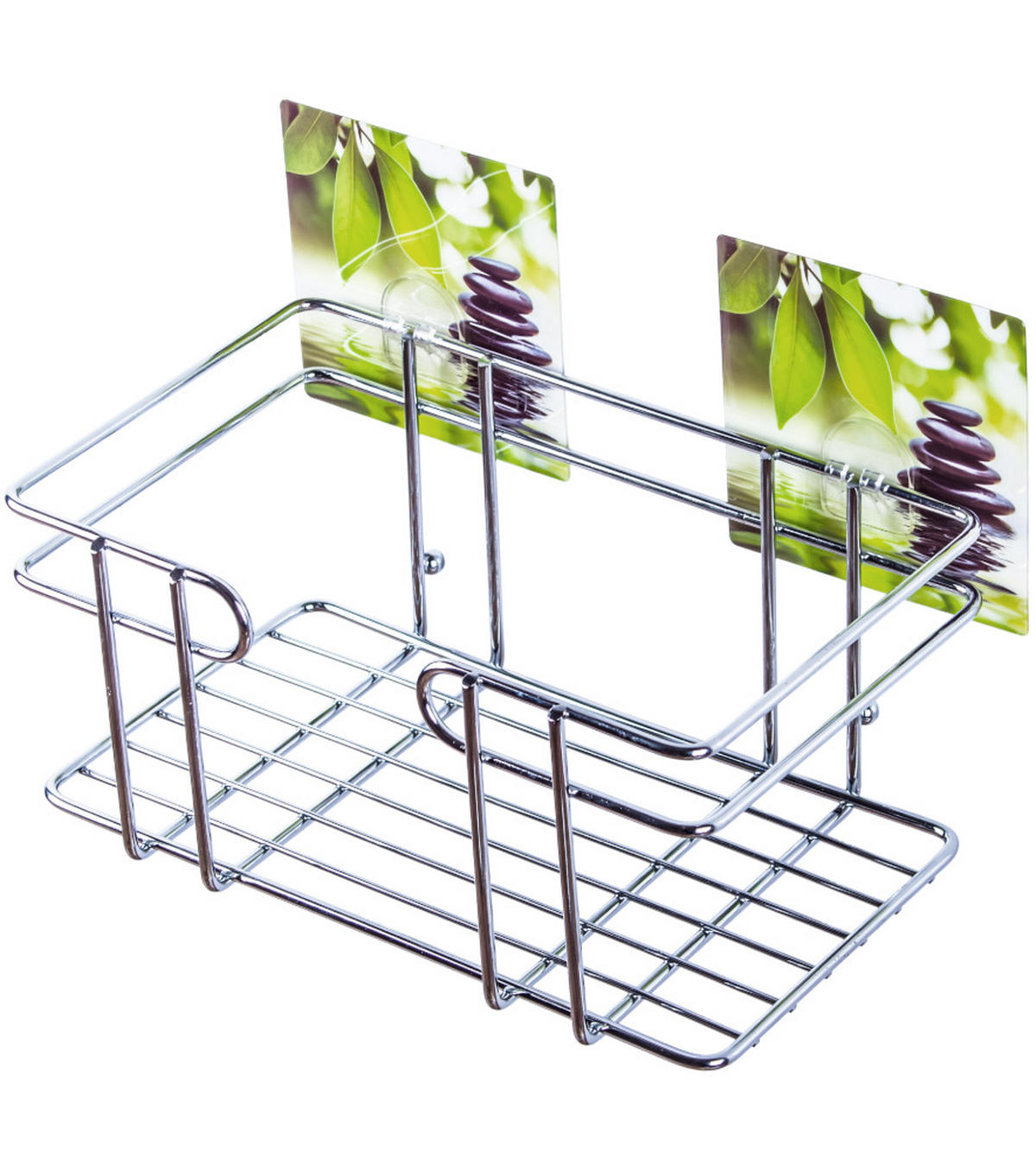 DUSCHABLAGE 22,8 x 14 x 10,5 Harmony - Grün, Metall (22.8/14/10.5cm) - Sanilo