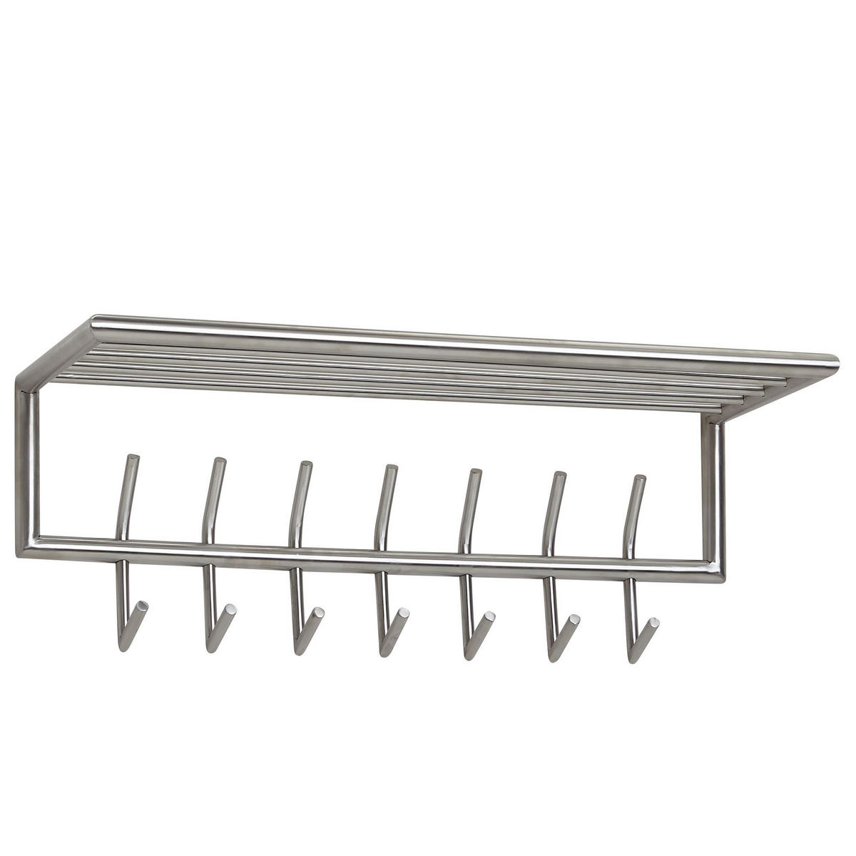 WANDGARDEROBE Metall Silber Modern mit Aufbewahrungsmöglichkeiten - Silberfarben, Metall (75/29/30cm) - KADIMA DESIGN