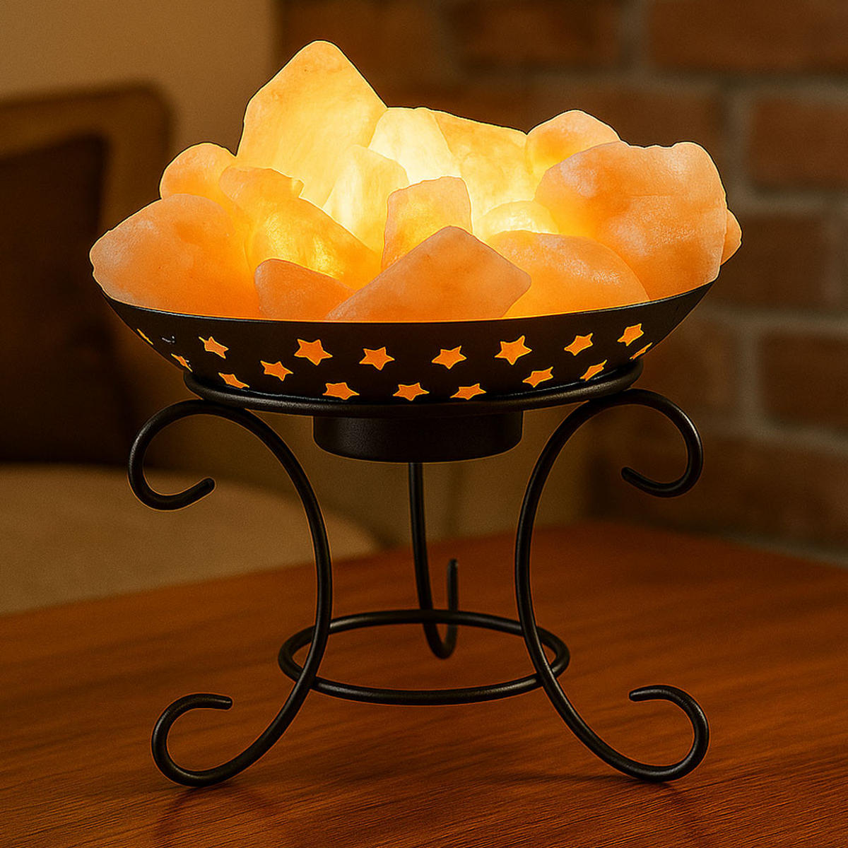 TISCHLEUCHTE STONE Orange - Orange, Metall (25.4/25.4/25.4cm) - Globo Lighting