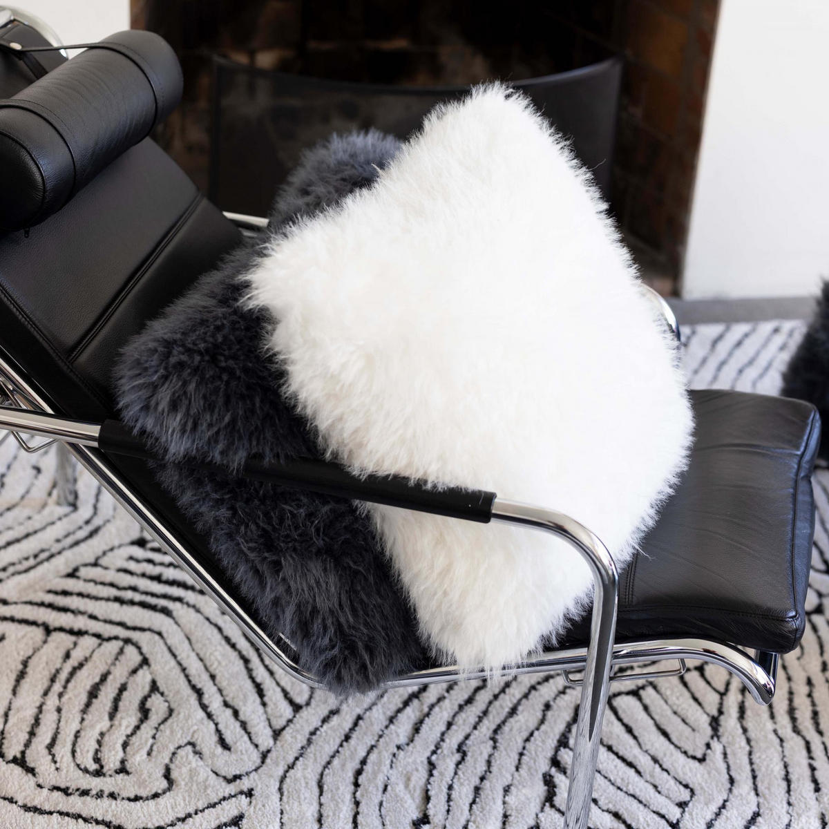 KISSEN Betani schiefergrau 45 x 45 cm - Grau, Textil (45/45cm) - Vivaraise