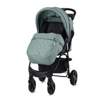 BUGGY Olivia grün Zubehörbox, Fußabdeckung, verstellbar, Korb - Grün, Metall (80/49/100cm) - Lorelli