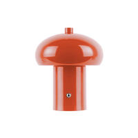 TISCHLAMPE Retro Seta Orange 12.5/12.5/15 cm - Orange, Metall (12.5/12.5/15cm) - Leitmotiv