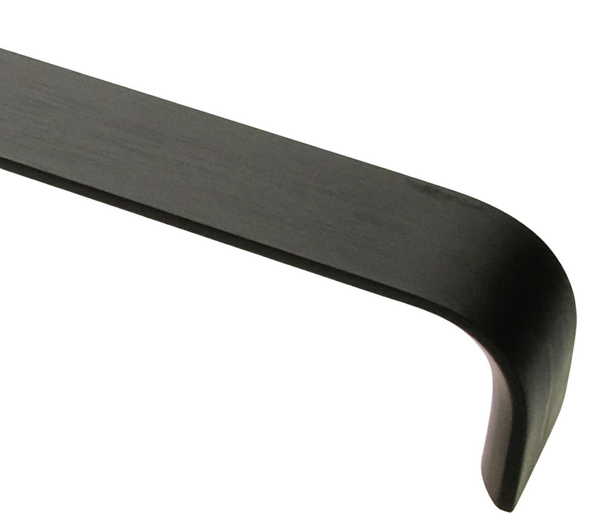 MÖBELGRIFF Schwarz matt eloxiert BA 160 mm Küchengriff breit Schrankgriff modern - Schwarz, Metall (2.5/3/32.8cm) - Livingpoint24