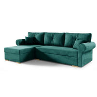ECKSOFA Grün LION Mit Schlaffunktion Links - Grün, Textil (238/85cm) - Sepro Meble