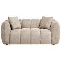 POHOVKA 2-místná Látka Taupe Ness - šedohnědá, textil (170/68/85cm) - Beliani