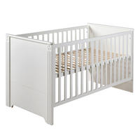 BABYBETT Maxi 70 x 140 cm - Weiß, Holzwerkstoff (70/140cm) - Roba