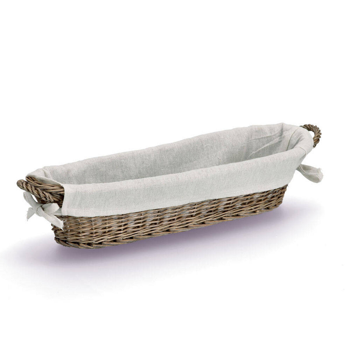 BROTKORB Weide 49/14/10 cm - Beige, Naturmaterialien (14/10/49cm) - ZELLER