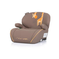 SITZERHÖHUNG Sonic Braun Isofix, i-Size, 125-150 cm, Armlehne - Braun, Kunststoff (44/38/49cm) - Chipolino