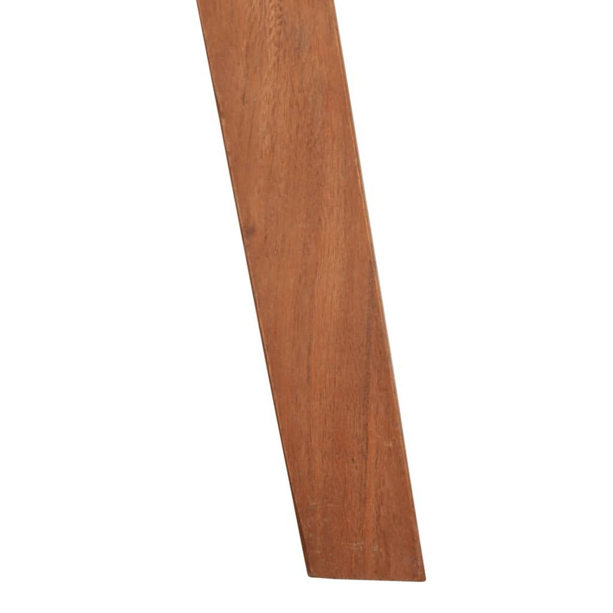 BARHOCKER 45/45/76 cm, aus Echtleder und Massivholz Akazie, in Schwarz und Braun, 2-teiliges Set - Schwarz, Holz (45/76/45cm) - vidaXL