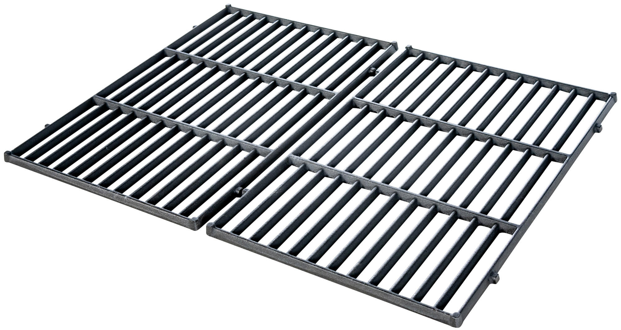 GRILLROST 44.5/30.3 cm Gusseisen Schwarz - Schwarz, Metall (44.5/30.3cm) - CLP