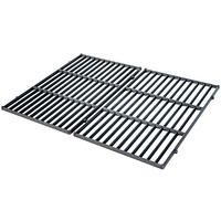 GRILLROST 44.5/30.3 cm Gusseisen Schwarz - Schwarz, Metall (44.5/30.3cm) - CLP