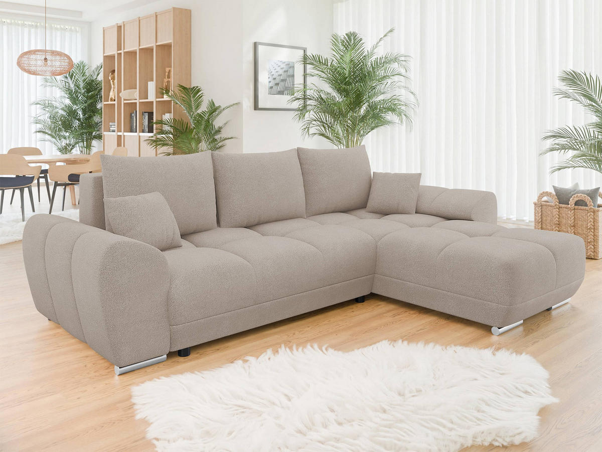 ECKSOFA Logo - Naturfarben, Holz/Kunststoff (291/183cm) - MIRJAN24