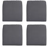 SITZKISSEN Panama 48/48 cm 4er-Set - Grau, Textil (48/5/48cm) - Madison