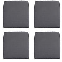 SITZKISSEN Panama 48/48 cm 4er-Set - Grau, Textil (48/5/48cm) - Madison