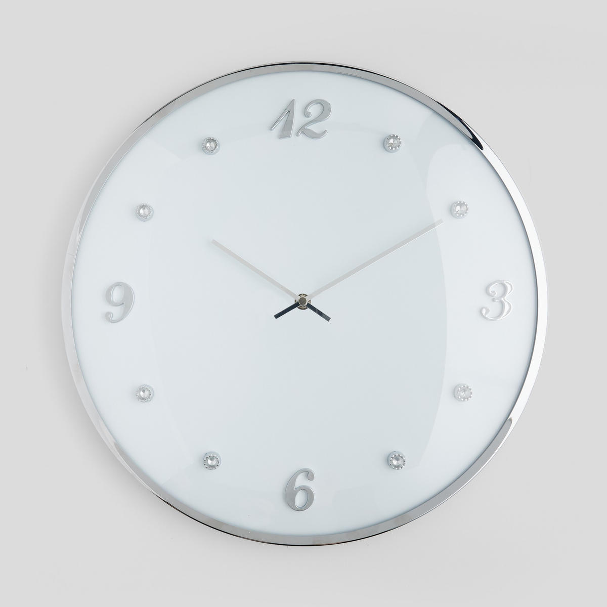 WANDUHR Diamondo - Weiß, Metall (41/3/41cm) - home&you