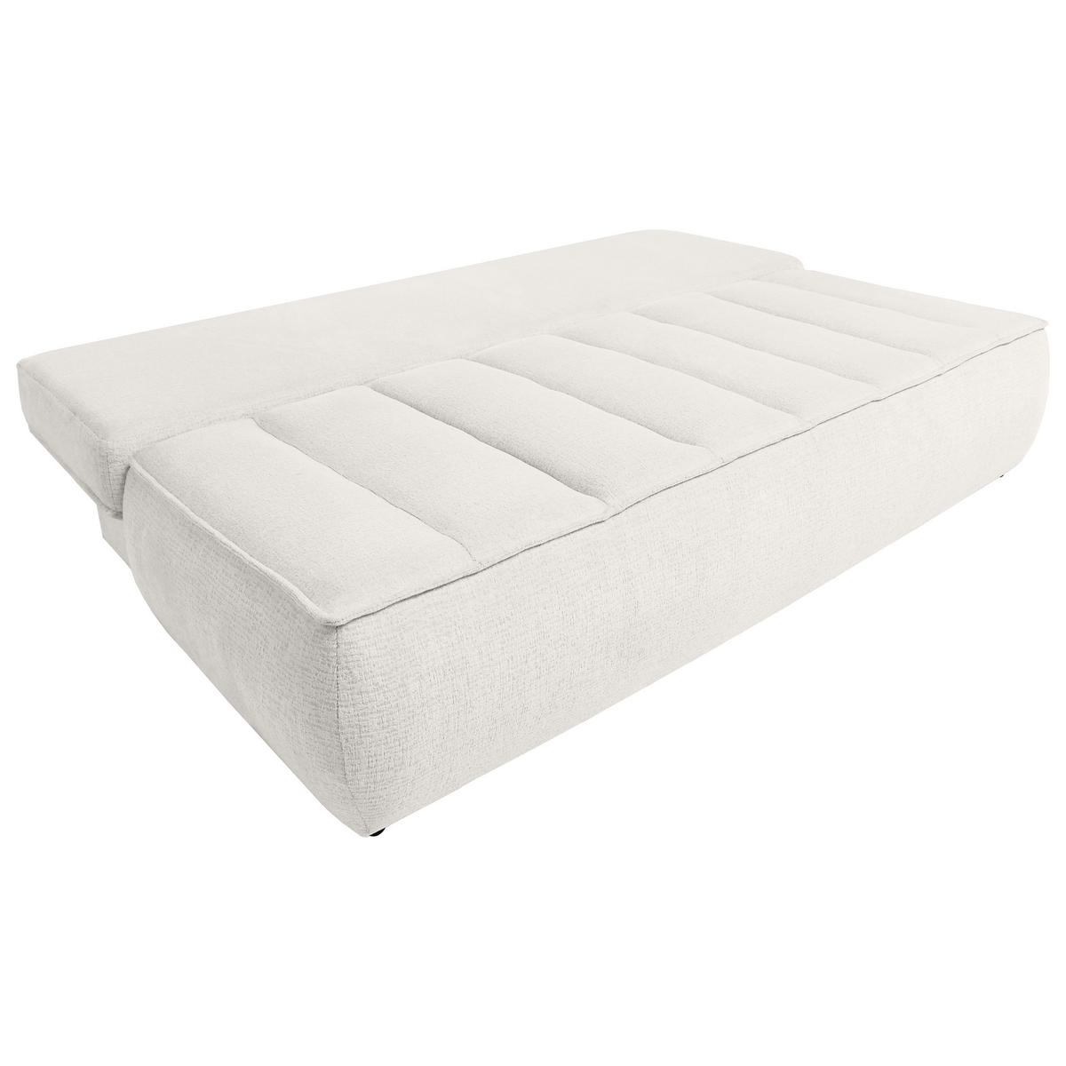 SCHLAFOSOFA Doris mit Schlaffunktion und Bettkasten, DL-System, Hellbeige - Beige, Textil (210/88/100cm) - Beautysofa