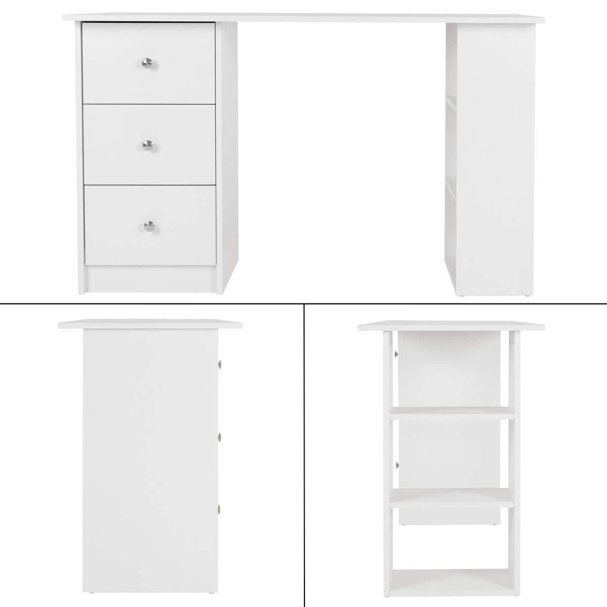 COMPUTERTISCH - Teakfarben, Holzwerkstoff (120/49/72cm) - ML-DESIGN