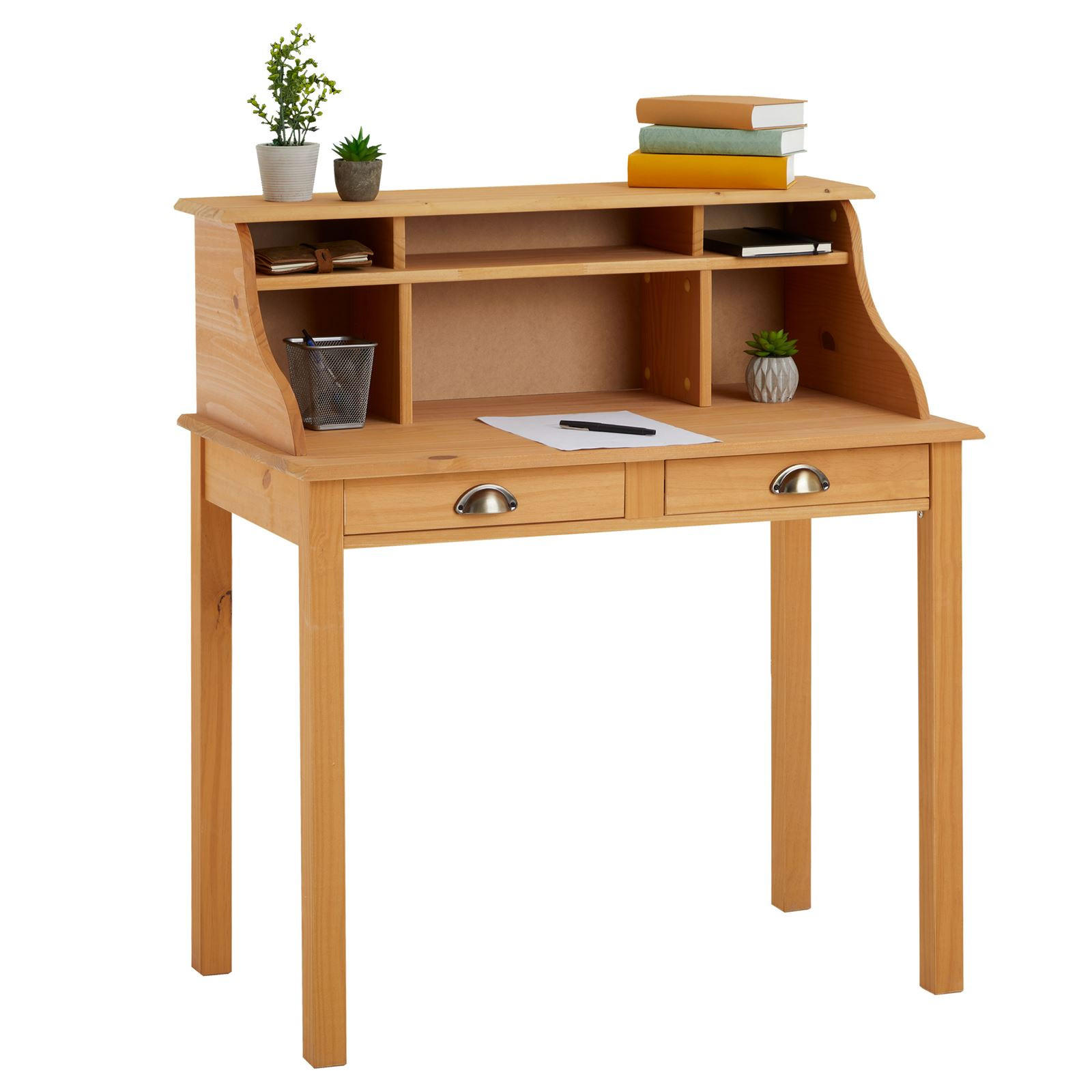 SEKRETÄR MARLENE - Kieferfarben, Holz (50/90/101cm) - IDIMEX