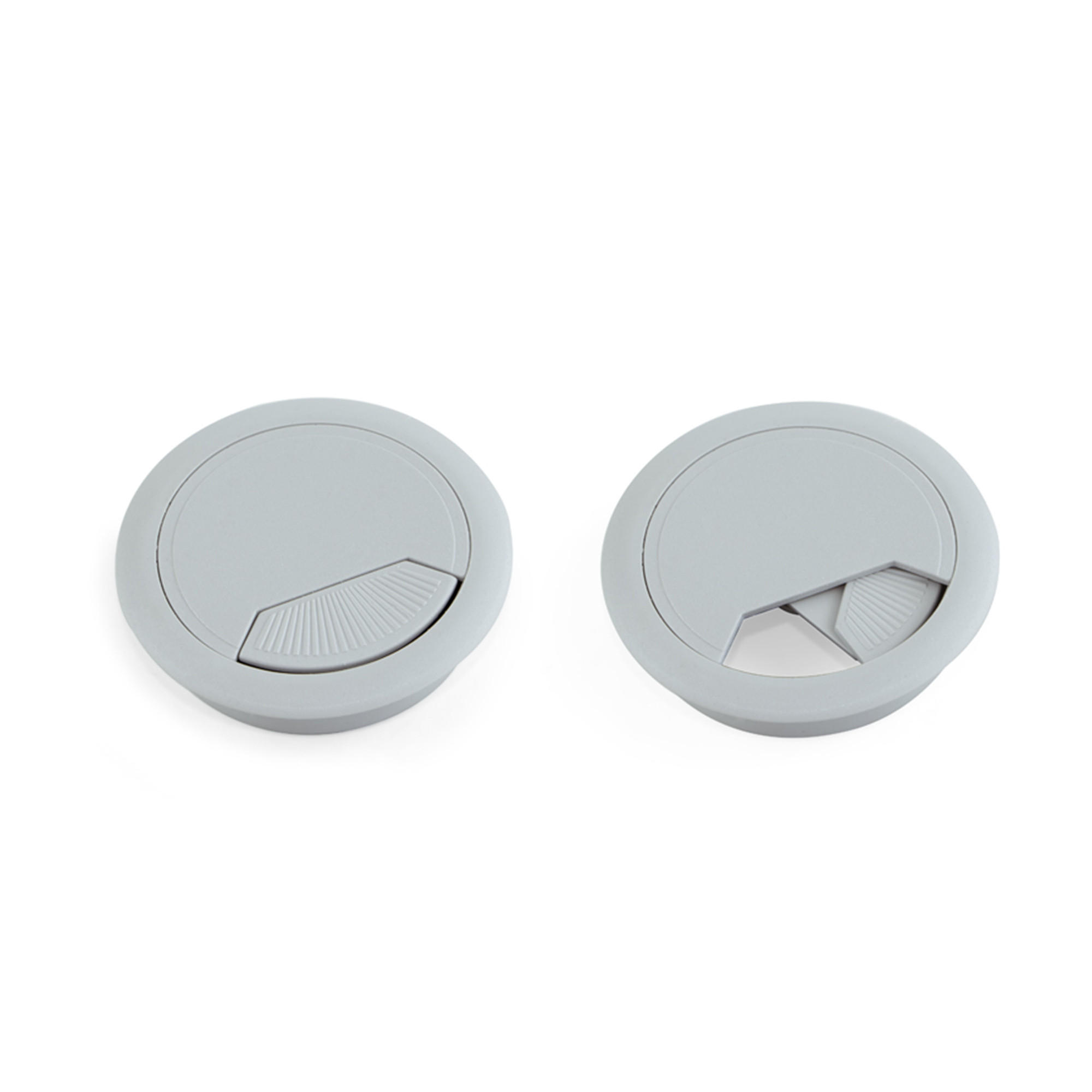 KABELDURCHFÜHRUNGEN Runde, Durchmesser 60mm, für Unterputzmontage, Kunststoff, Weiß 20er-set - Weiß, Kunststoff (6/6/1cm) - EMUCA