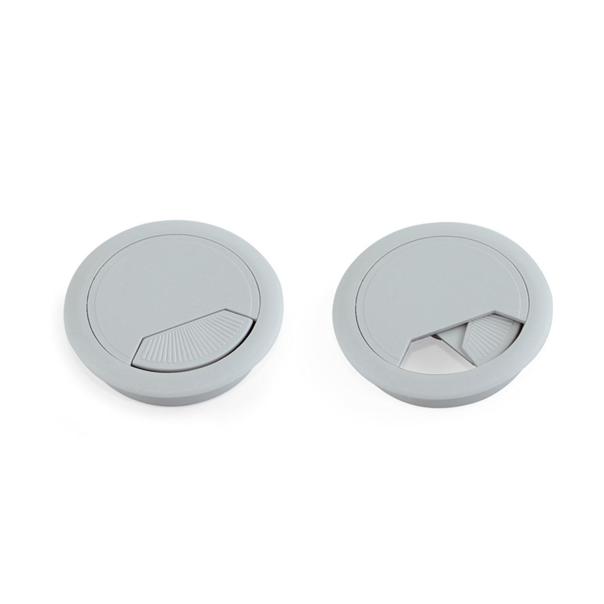 KABELDURCHFÜHRUNGEN Runde, Durchmesser 60mm, für Unterputzmontage, Kunststoff, Weiß 20er-set - Weiß, Kunststoff (35/13/4cm) - EMUCA