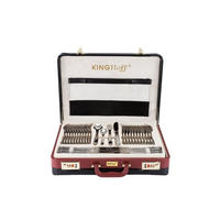 BESTECKSET Burgunderrot 50/40/8 cm KH3509 - Bordeaux, Metall - Kinghoff 