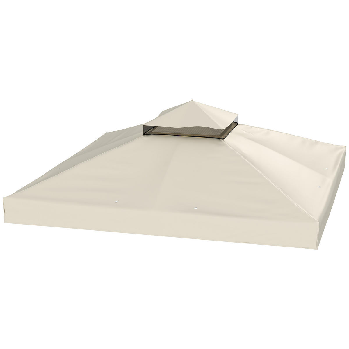ERSATZDACH für Pavillon DE-05884 3/3 m Cremeweiß - Creme, Textil (300/1/300cm) - ComfortXL