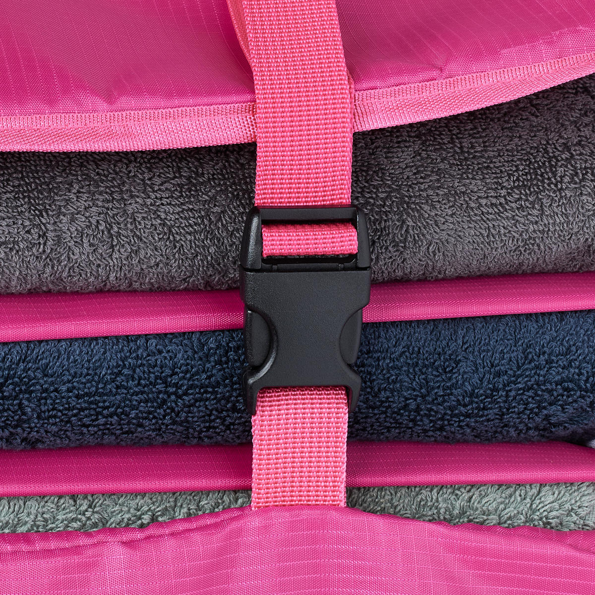 GEPÄCK-ORGANIZER - Pink, Textil/Metall (44/55/30cm) - Relaxdays