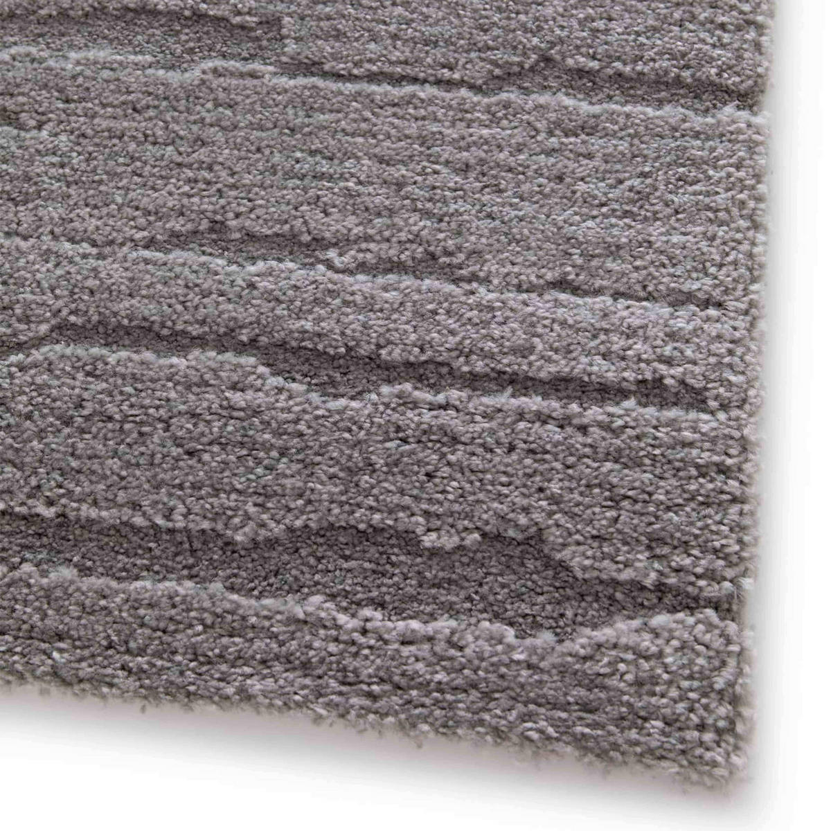 TEPPICH, Grau - Grau, Textil (160/230cm) - Oviala