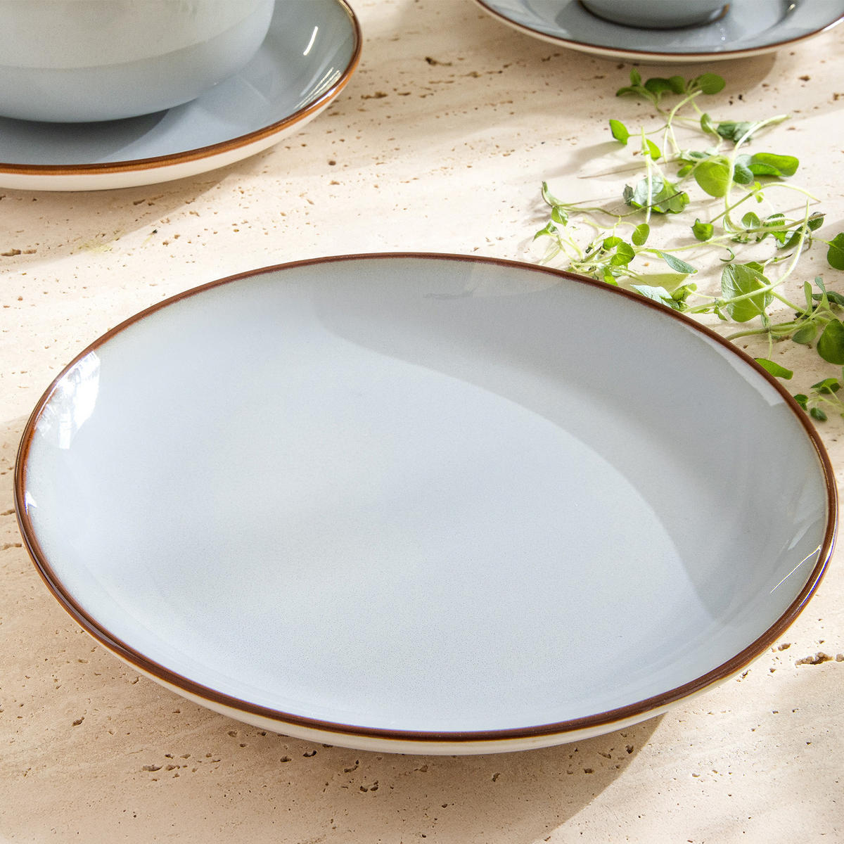 TEESERVICE 6 Personen PORTOFINO 13-tlg - Blaugrau, Keramik (20/2/20cm) - Ritzenhoff Breker
