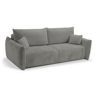 SOFA Hallora - Stahl (Tilia 90) - Anthrazit, Holzwerkstoff (240/88/108cm) - Möblo
