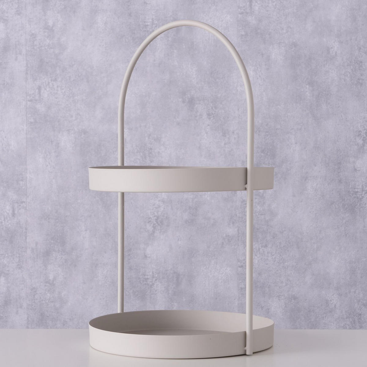 ETAGERE aus Metall Joko Beige 27/26/44 cm - Beige, Metall (44cm) - Boltze Home