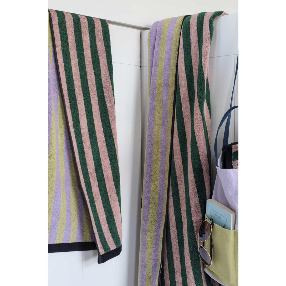 HANDTUCH Charly flieder 50 x 100 cm - Flieder, Textil (50/100cm)