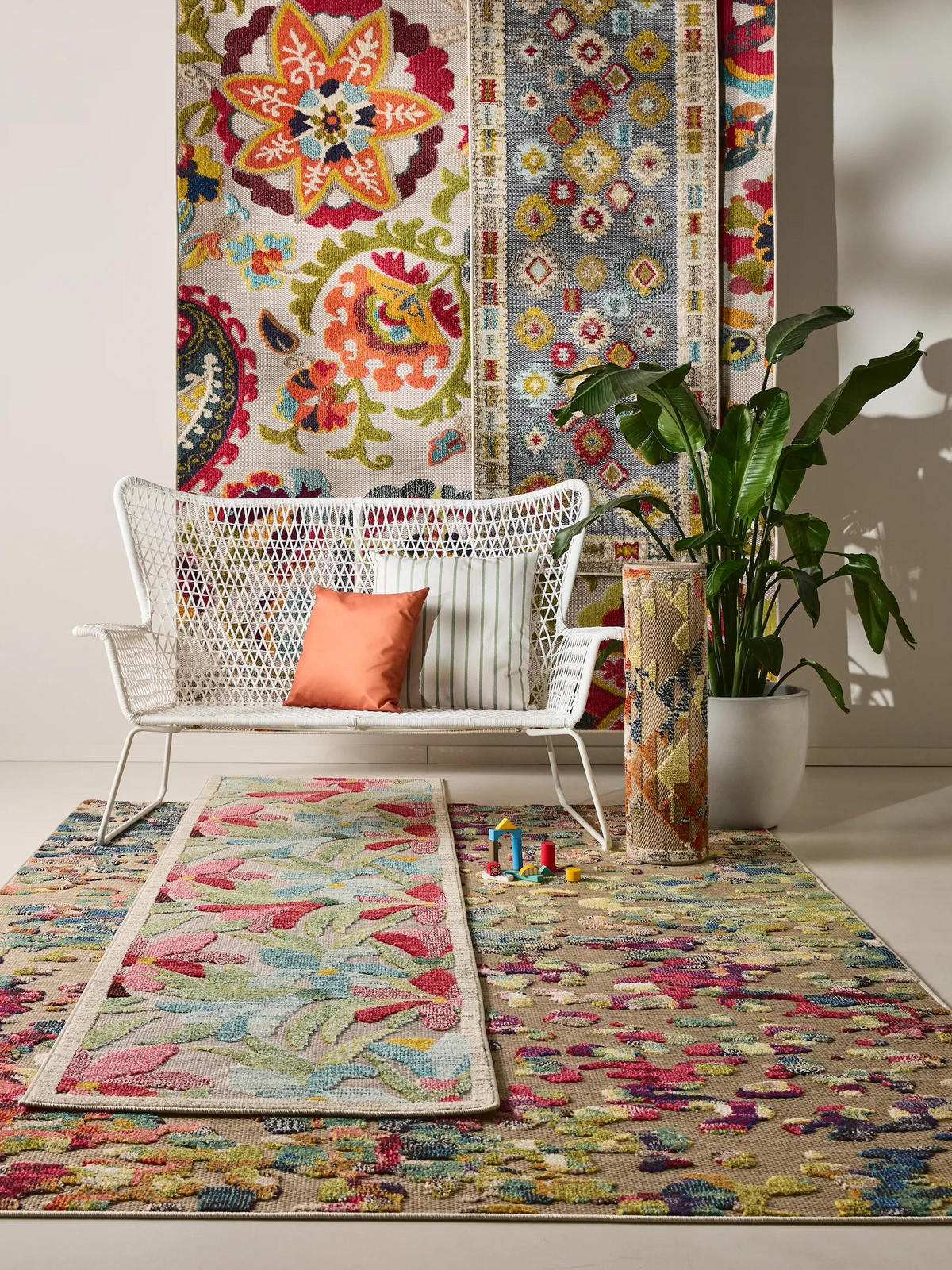 OUTDOOR-LÄUFER Noelia 80/300 cm - Multicolor, Kunststoff (80/300cm) - benuta Nest