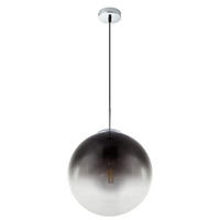 LED HÄNGELAMPE VARUS Glas Grau - Grau, Glas (30/30/120cm) - Globo Lighting