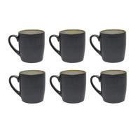 TASSE Becher Kos - 350 ml - 6 Stück - Grau, Keramik (0.35L) - Cookinglife