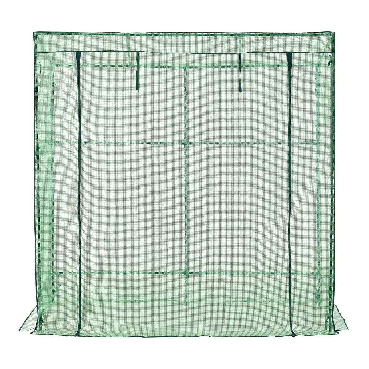 GEWÄCHSHAUS Vlaardingen - Grün, Kunststoff (198/200/78cm) - [en.casa]