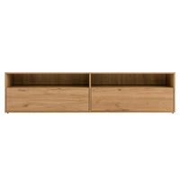 TV-ELEMENT Hegas Natur 180 cm x 43.6 cm - Braun, Holzwerkstoff (180/43/41cm) - Kenay Home