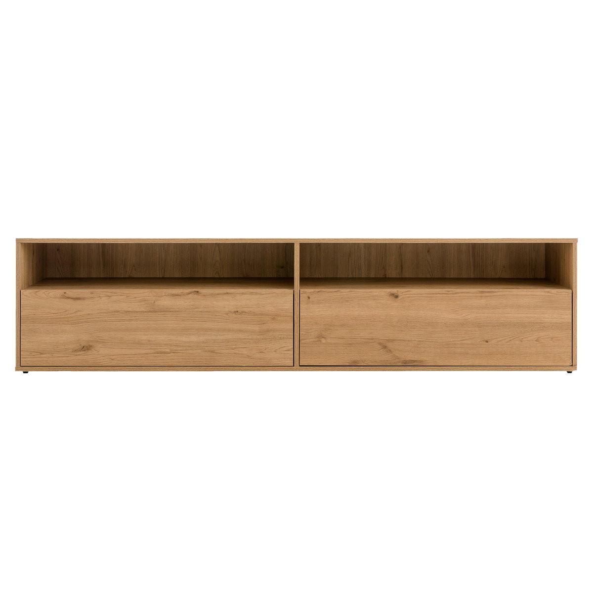 TV-ELEMENT Hegas Natur 180 cm x 43.6 cm - Braun, Holzwerkstoff (180/43/41cm) - Kenay Home