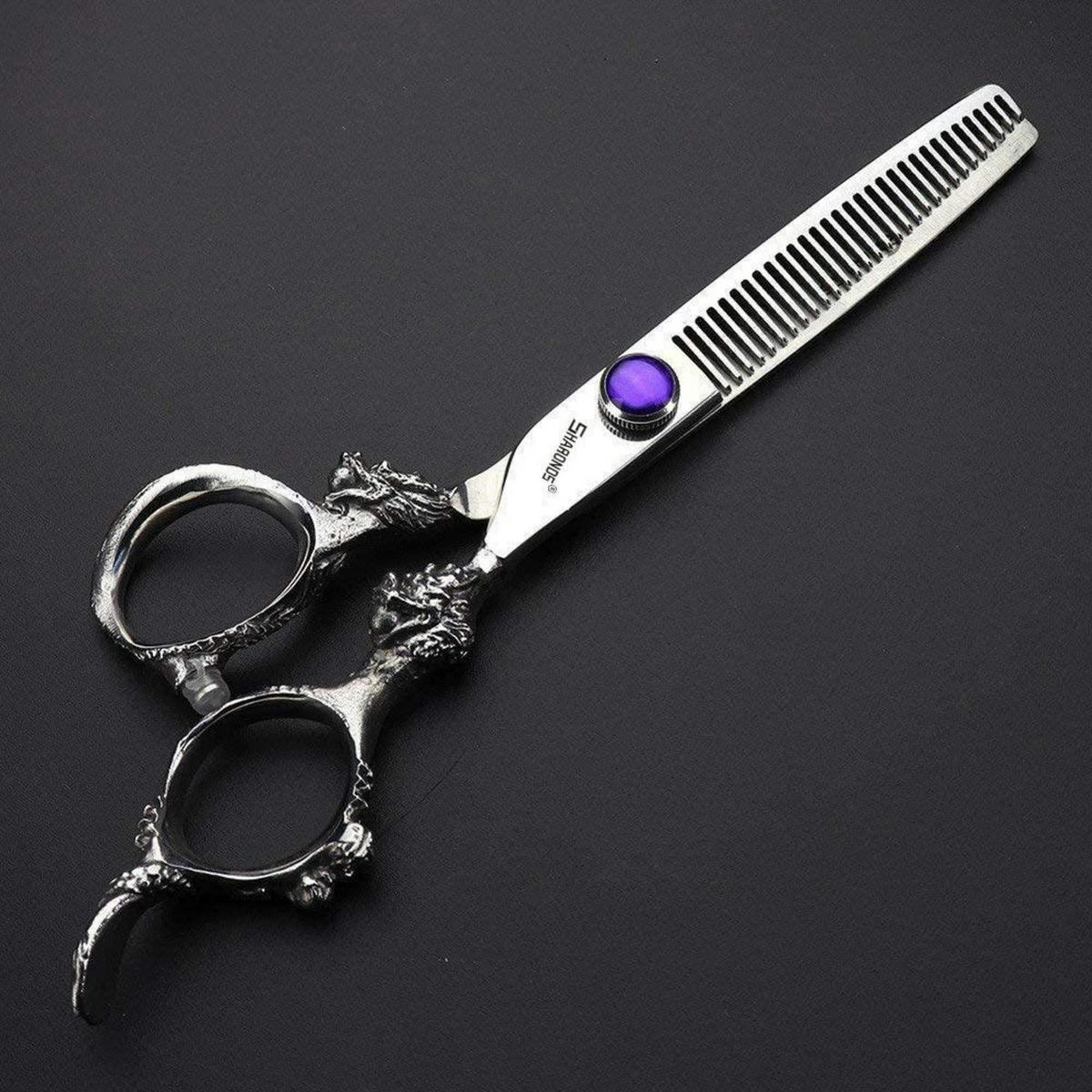 FRISEURSCHEREN Set 6 Zoll Edelstahl Ergonomisch - Silberfarben, Metall (6/1/17.8cm)