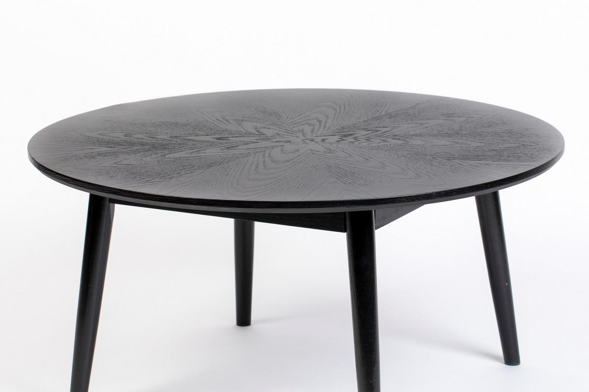 COUCHTISCH Fabio - Schwarz - 80/80/40 cm - Schwarz, Holz (80/80/40cm) - Novel