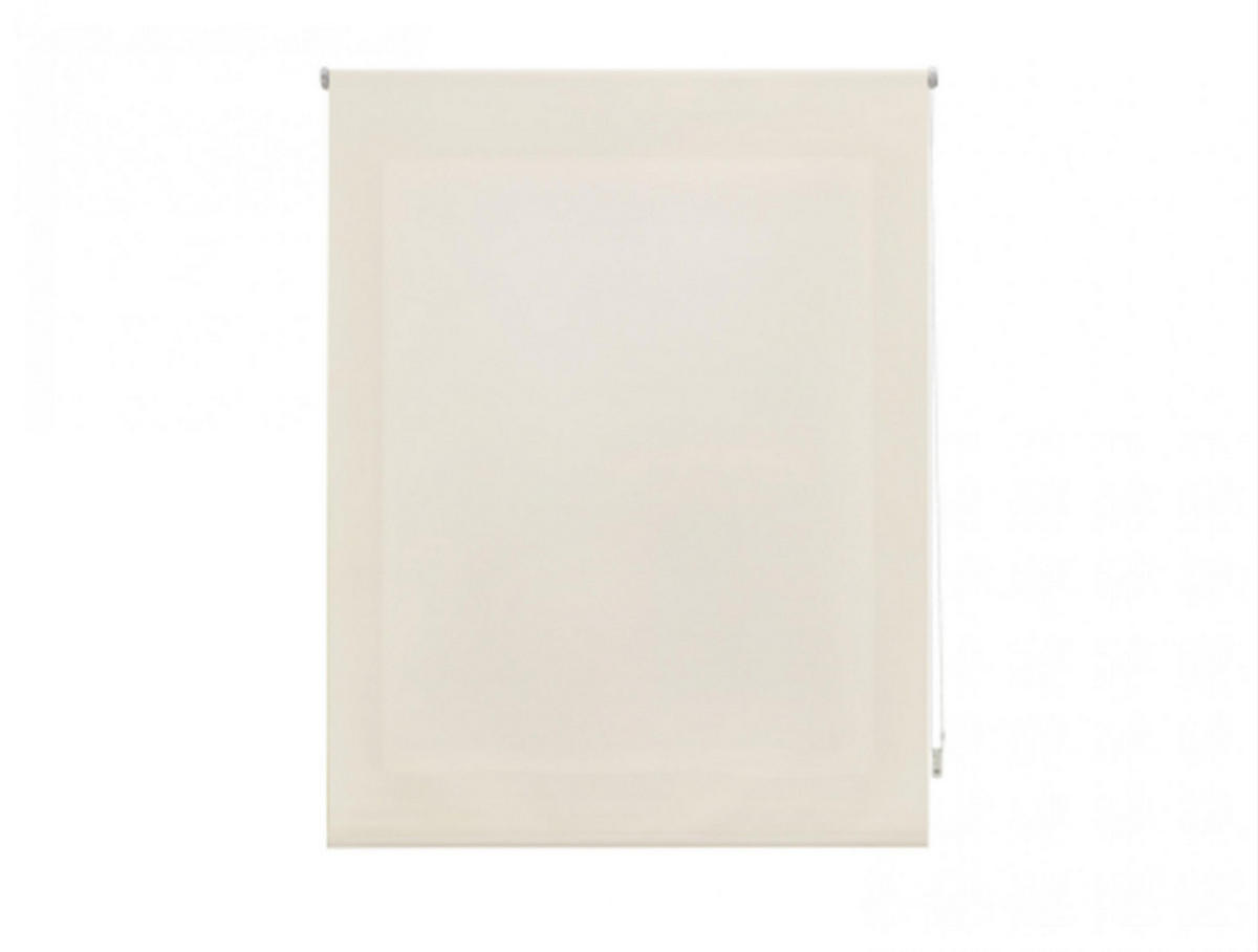 ROLLO Polyester Transluzent Beige 130x175 - Beige, Textil (130/175/1cm) - Purline