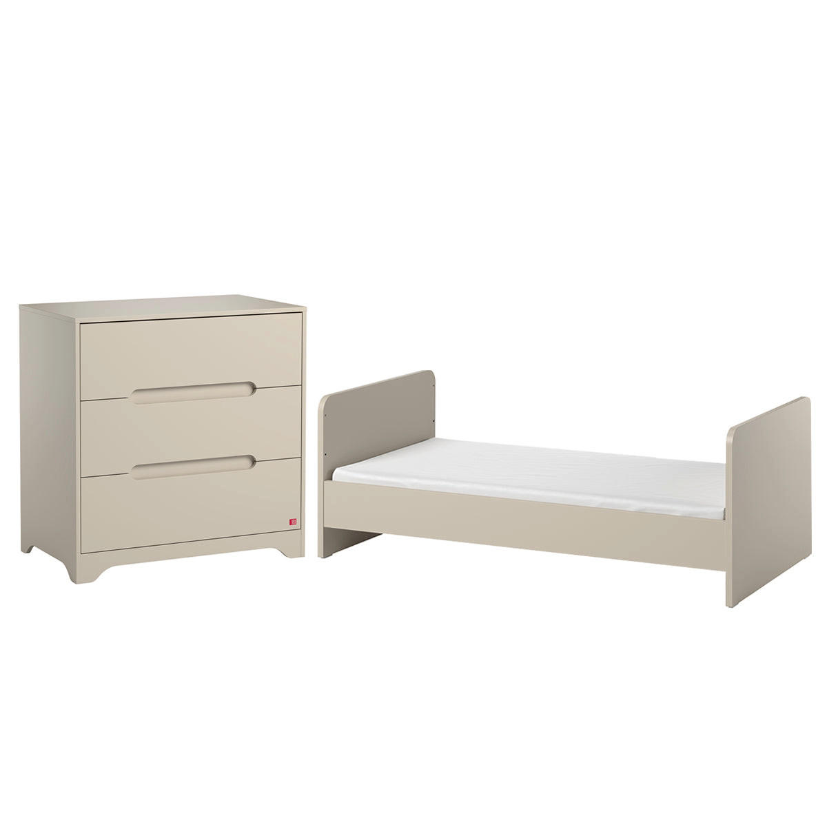 SOBA ZA BEBE 2-dijelniOva bež - bež, drvni materijal (144.5/86/75cm) - Petits-meubles