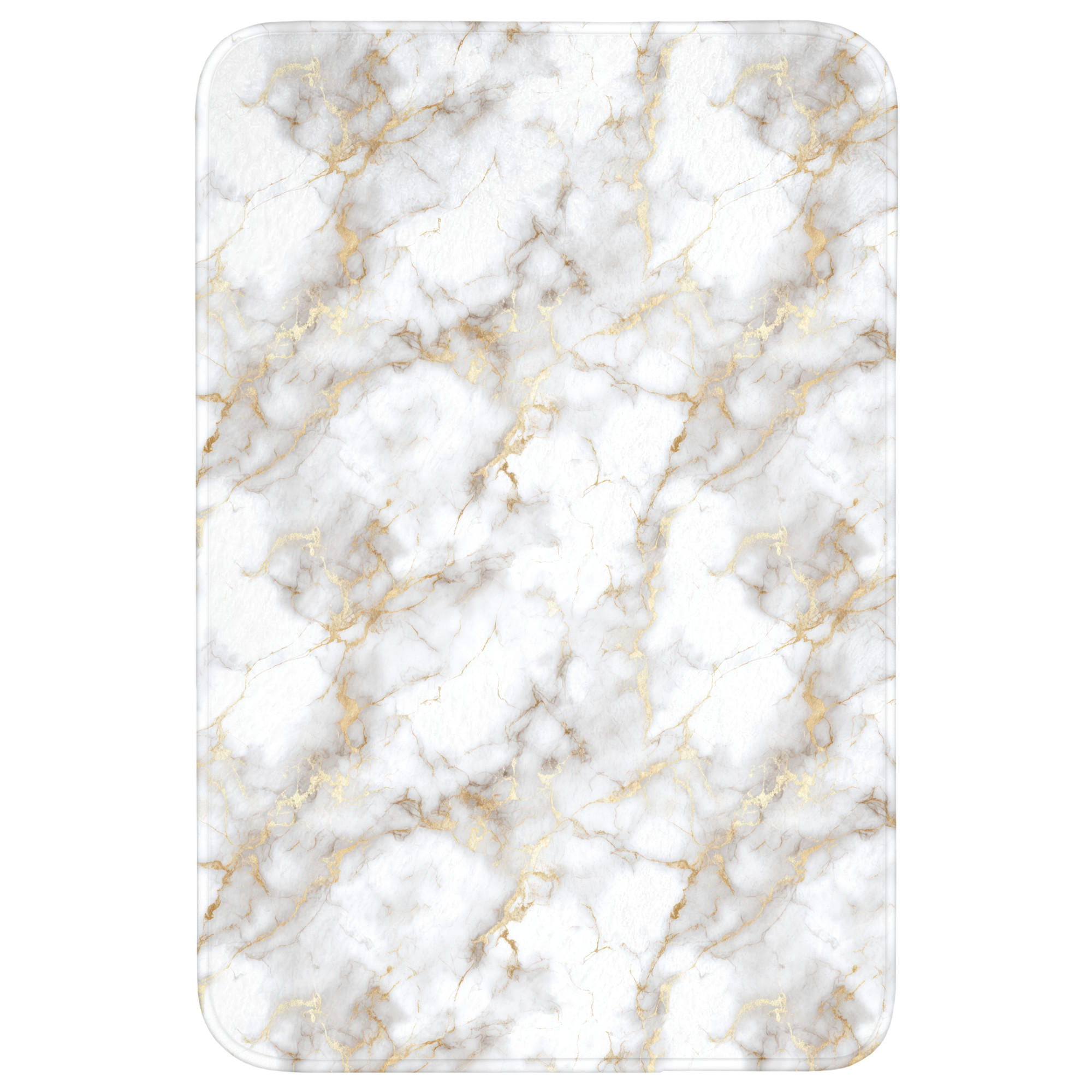 TEPIH ZA KUPAONICU Dragi kamen 60x90 cm - bijela, tekstil/plastika (60/90cm) - OnlyWow
