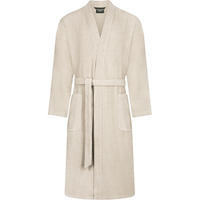 BADEMANTEL HERREN KIMONO PURE ELEMENTS 6526 TRAVERTIN - 366 - Beige, Textil (Lnull) - Cawoe