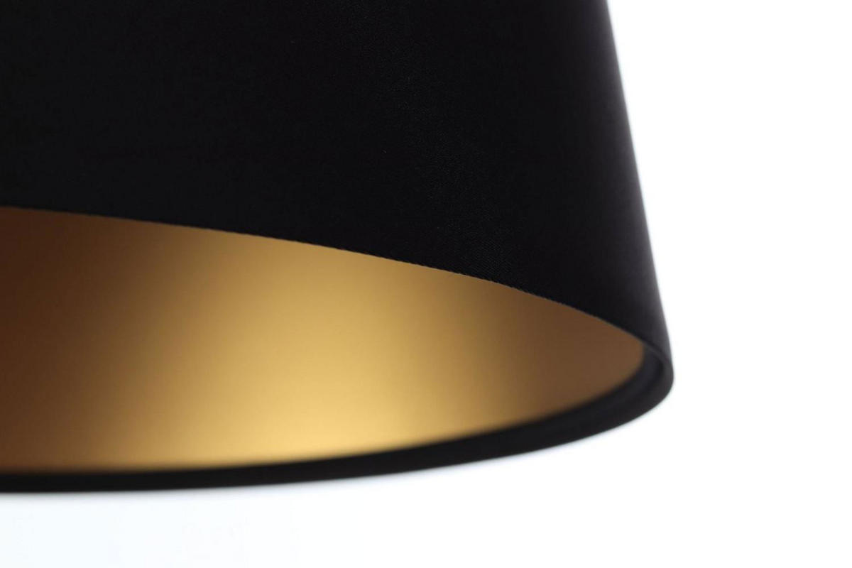 HÄNGELEUCHTE Gold 30/37 cm - Schwarz, Kunststoff (30/0.8/37cm) - ONZENO